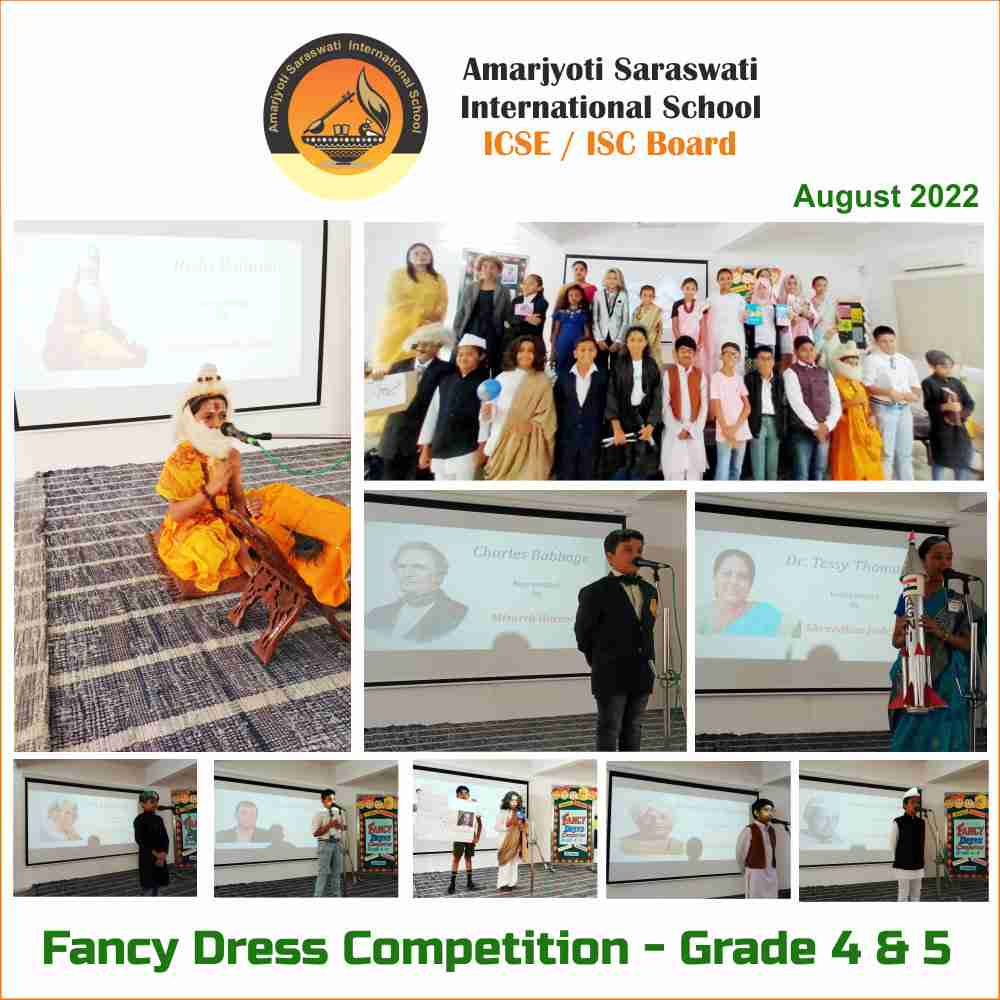 Fancy Dress Competition - Grade 4 & 5 | August 2022