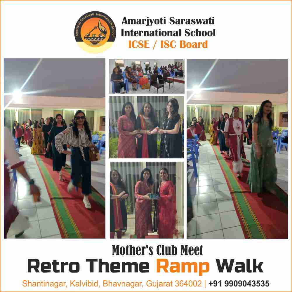 Retro Theme Ramp Walk | Mother's Club Meet