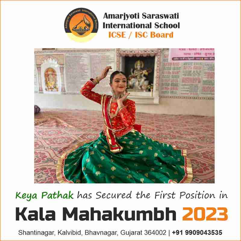 Keya Pathak has Secured the First Position in Kala Mahakumbh 2023