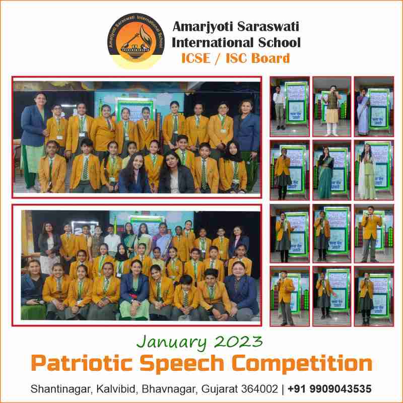 Patriotic Speech Competition | January 2023